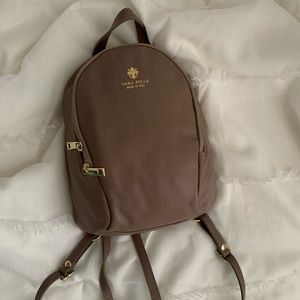 Mini leather backpack MADE IN ITALY